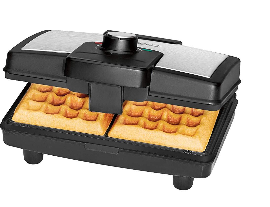 MACCHINA CIALDE PIASTRA WAFFEL BELGI WAFER WAFFLE MAKER CLATRONIC
