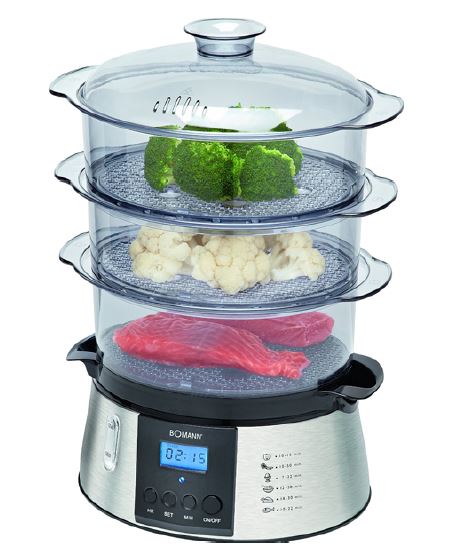 cuocere riso al vapore